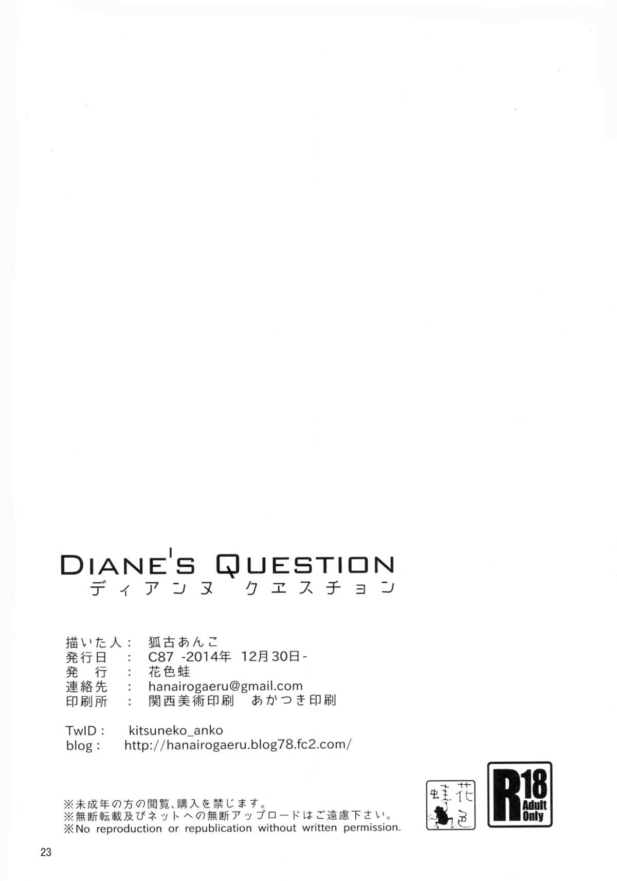 Diane's Question - Foto 24