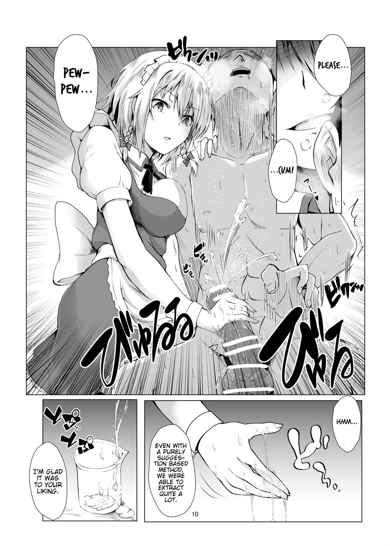 Sakuya-san ni Tantan to Sakusei Sareru Manga | A manga where Sakuya-san calmly squeezes your sperm - Foto 9