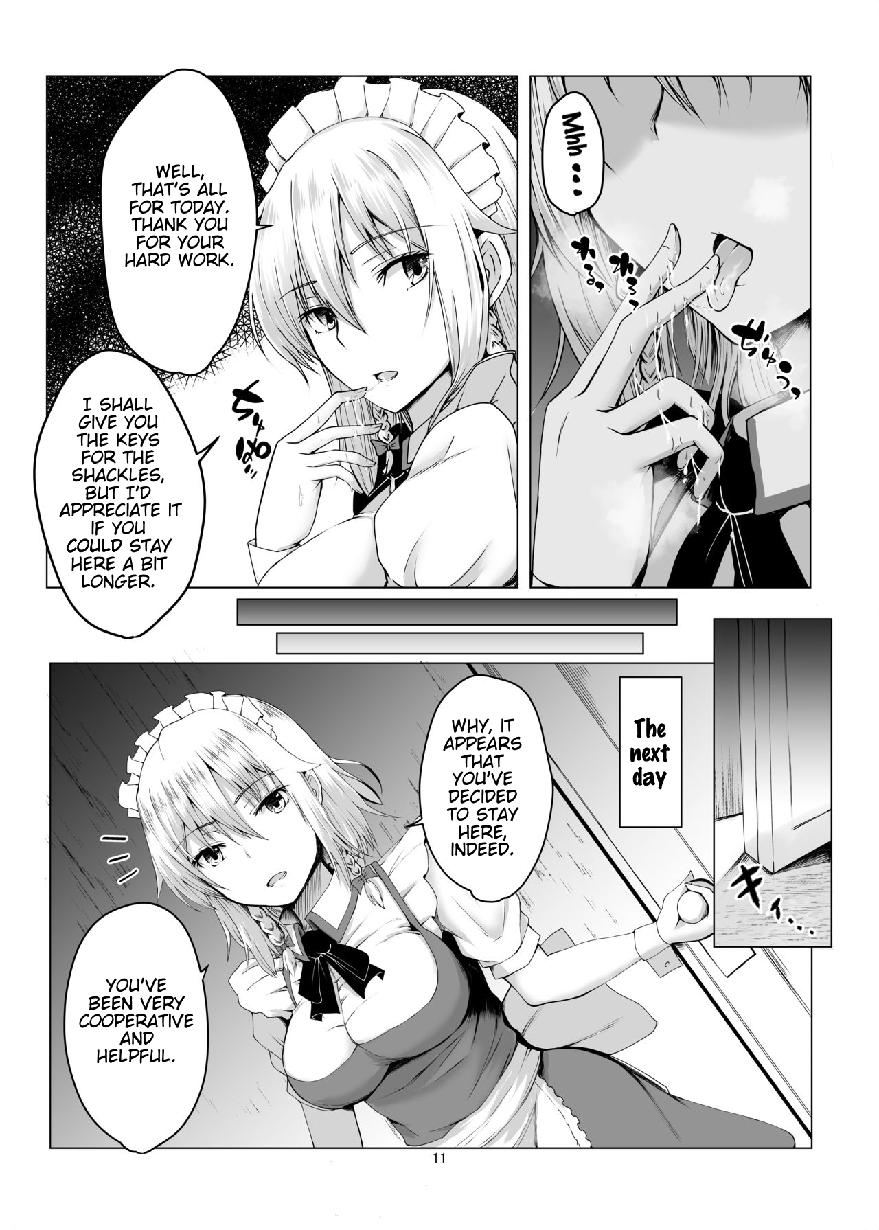 Sakuya-san ni Tantan to Sakusei Sareru Manga | A manga where Sakuya-san calmly squeezes your sperm - Foto 10