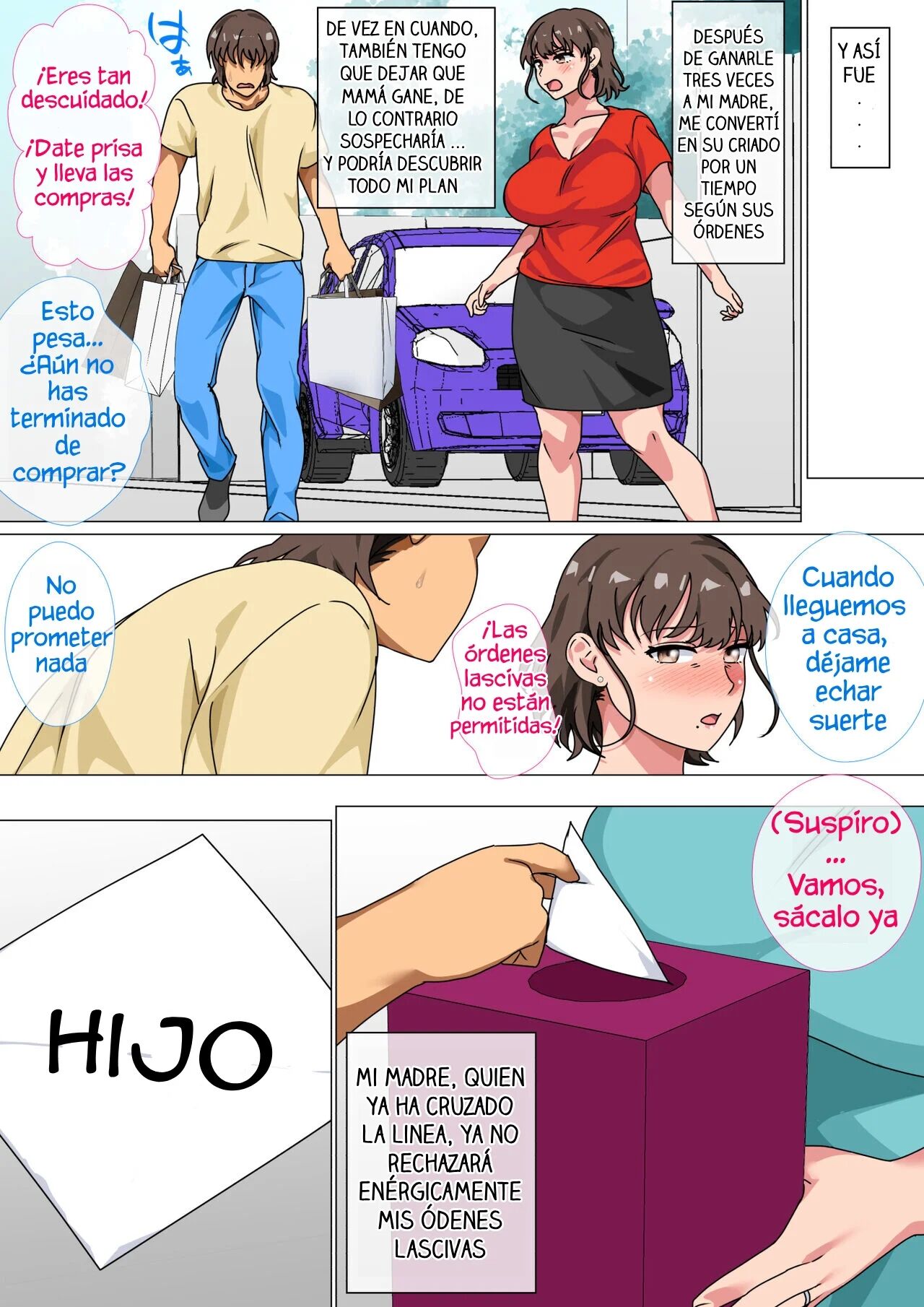 Ousama Game no Meirei de Haha to Sex Shita Hanashi | I Ordered My Mom to Have Sex with Me in King's Game - Foto 47