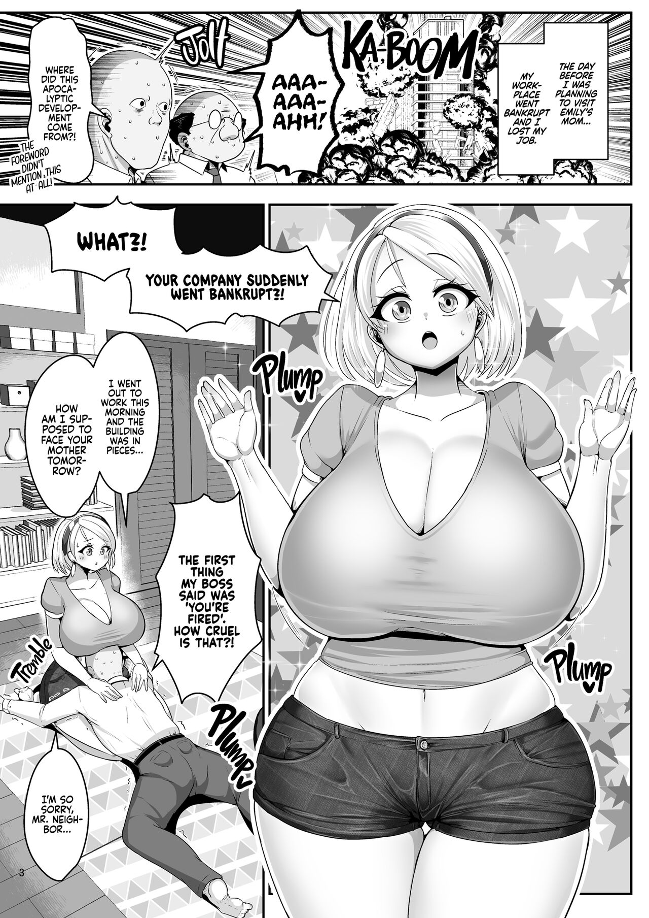 H Daisuki Kinpatsu Hakujin Bakunyuu Ryuugakusei ga Tonari no Heya ni Hikkoshite Kita!! 2 | A Nymphomaniac Blonde Exchange Student with Gigantic Tits Moved in Next Door!! 2