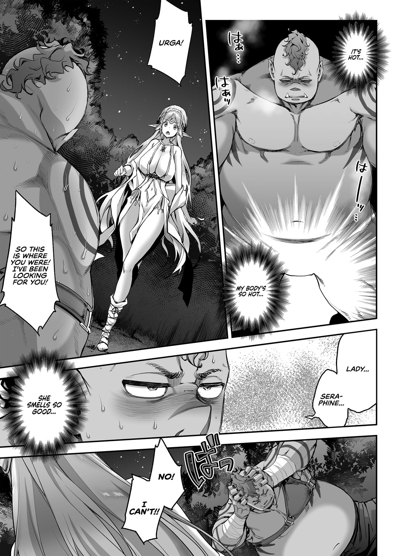 Midara na Elf-san wa Orc-kun ga Osuki | The Lewd Elf likes the Orc - Foto 16