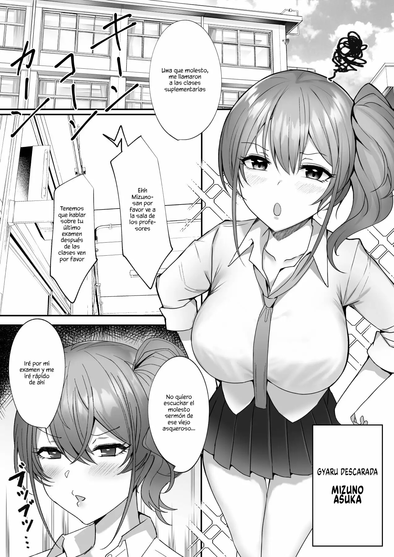 Wakarase ~Namaiki Bakunyuu Gal ni Tanetsuke Choukyou Hoshuu Hen~ | Clases de recuperacion e impregnacion para una gyaru insolente con enormes pechos - Foto 3