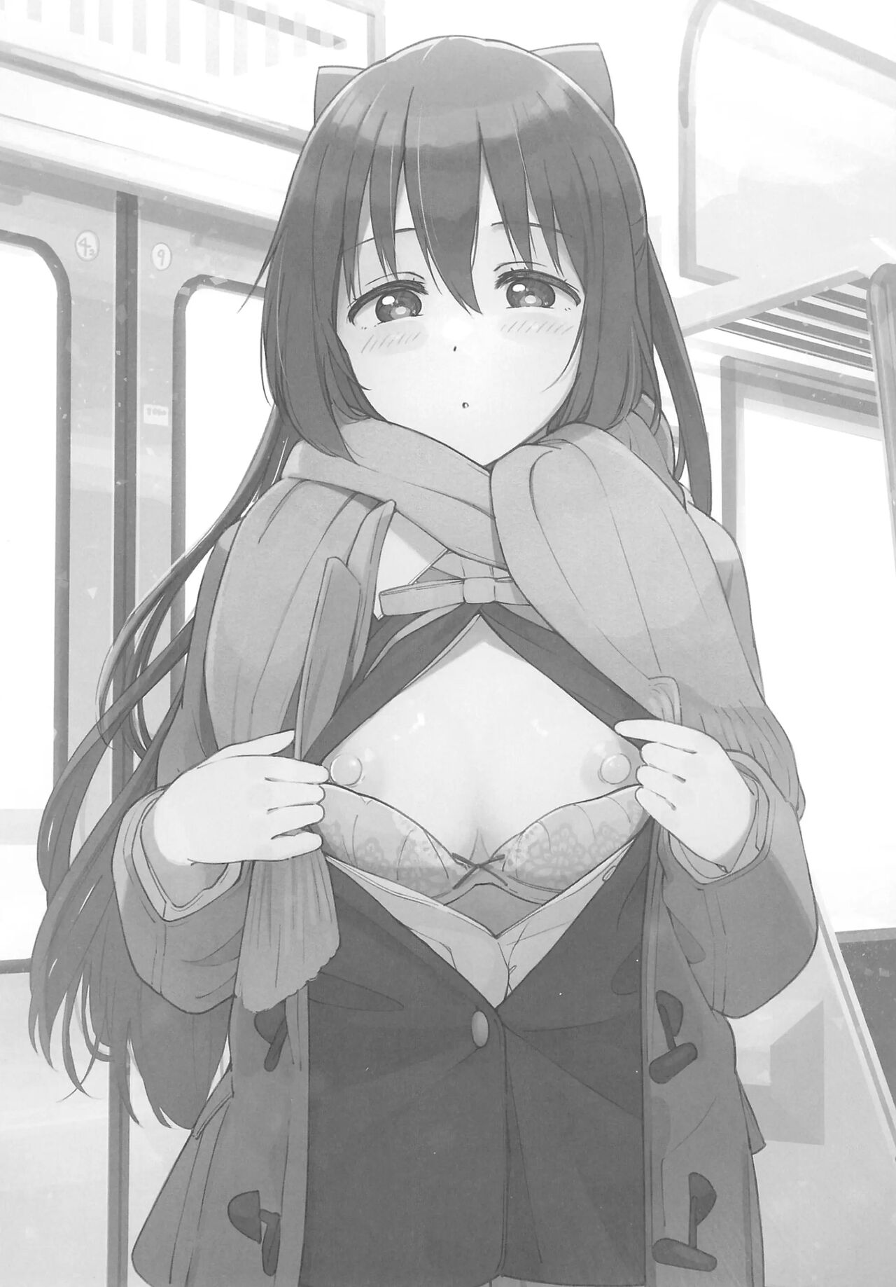 Shizuku-chan Echi Echi Hon Echi Echi Densha Hen - Foto 3