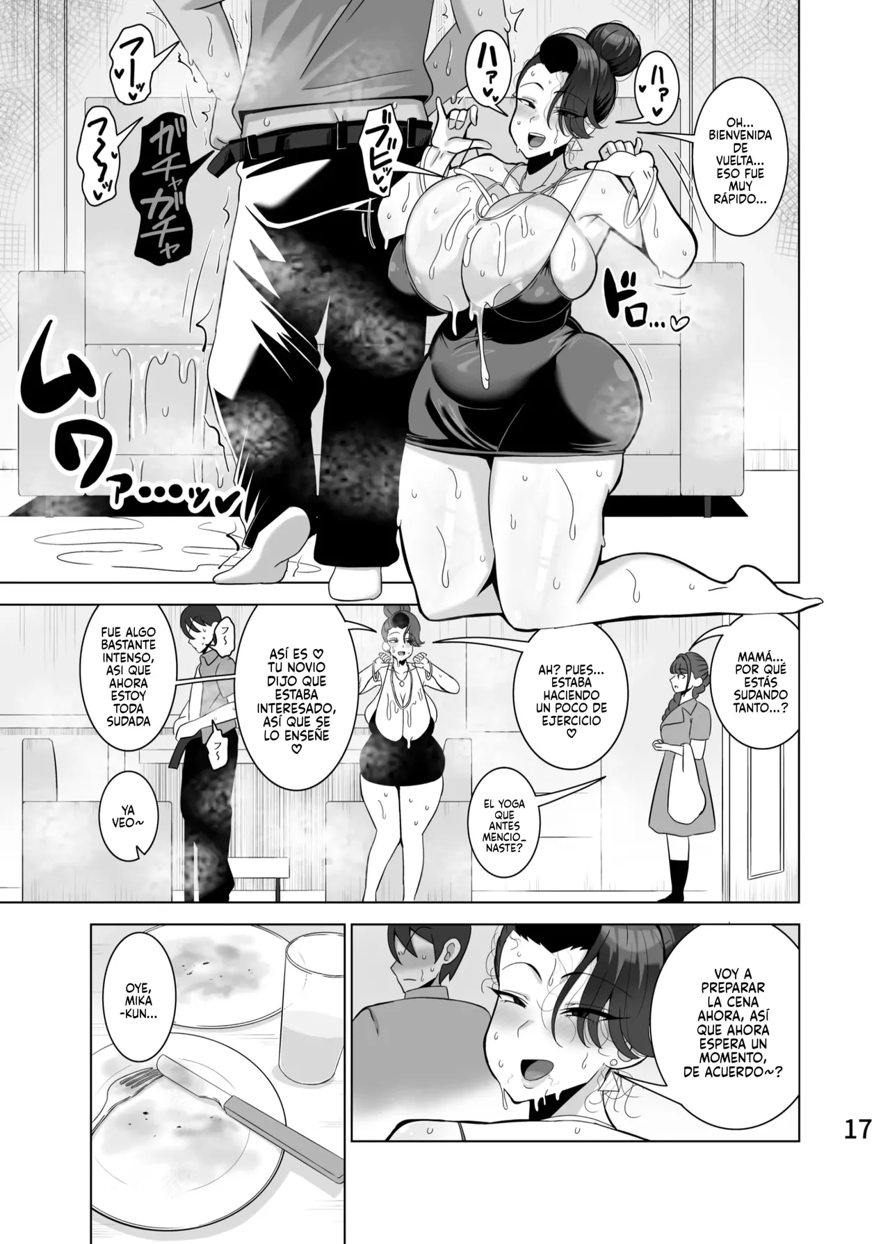 Musume no kareshi o netoru haha | Una Madre que Tiene Sexo con el Novio de su Hija - Foto 18