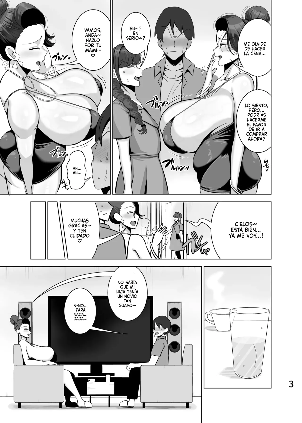 Musume no kareshi o netoru haha | Una Madre que Tiene Sexo con el Novio de su Hija - Foto 4