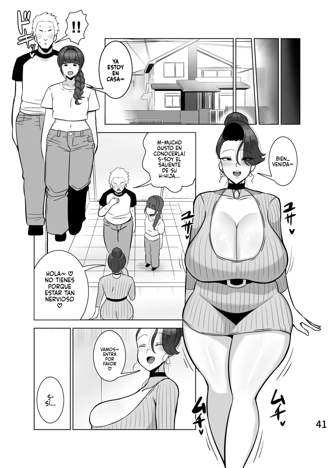 Musume no kareshi o netoru haha | Una Madre que Tiene Sexo con el Novio de su Hija - Foto 42
