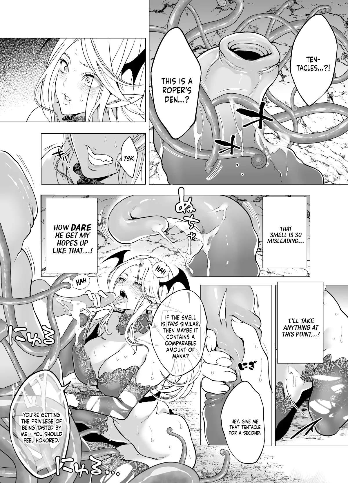 Shokushu Kan Haramase de Takabisha Succubus o Wakaraseru! - Foto 8