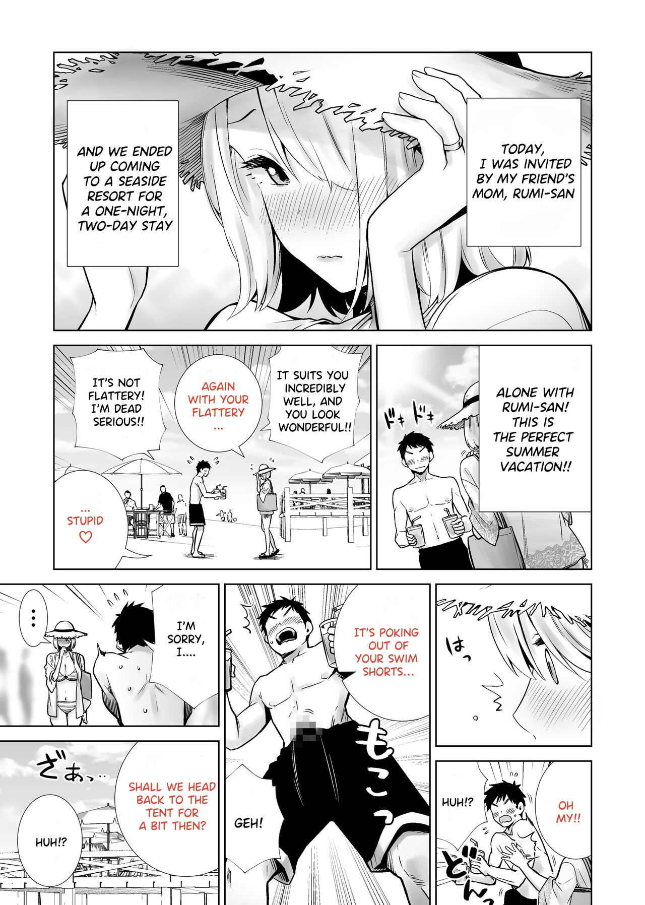 Tomodachi no Mama ga Boku no Dekachin de Ikimakutta Kaisui Yokujou - Foto 3
